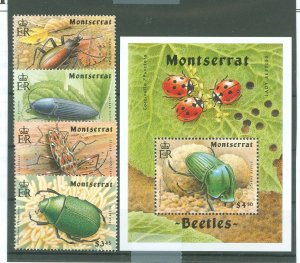 Montserrat #835-839  Single (Complete Set)