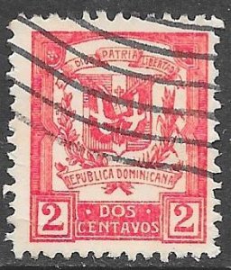 Dominican Republic 234: 2c Coat of Arms, used, F-VF