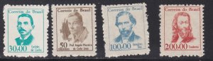 Brazil # 989-991, Portraits, Mint LH, 1/3 Cat.