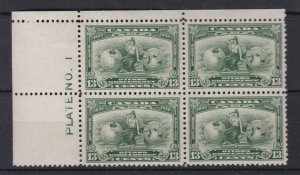 #194 Plate 1 UL VF + MH CAT $120 *** Canada MINT 