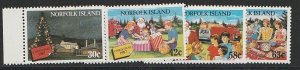 NORFALK  ISLANDS #422-5 MINT NEVER HINGED COMPLETE