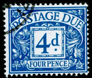 SG D71, 4d blue, FINE USED, CDS. NO WMK 