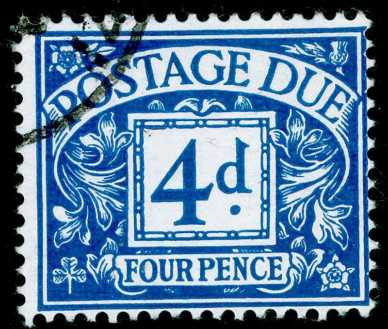 SG D71, 4d blue, FINE USED, CDS. NO WMK 