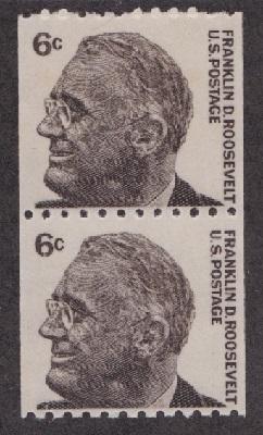 1298 Franklin Roosevelt MNH Coil pair