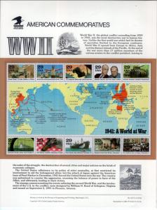 US CP370 WWII 2559 Commemorative Panel Mint