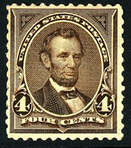 U.S. #269 MINT OG NH Cpl Creases