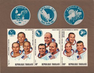 TOGO # C135,,1970, Astronauts,mnh Cat $ 4.50