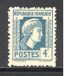 France 490 mint hinged SCV $ 0.25 (RS-31)