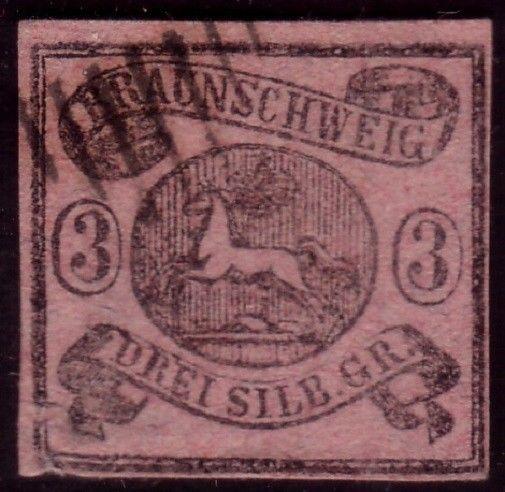 GERMANY BRUNSWICK An old forgery of a classic stamp........................39447