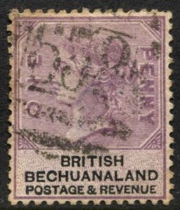 STAMP STATION PERTH Bechuanaland #11 QV Definitive Used CV$7.00