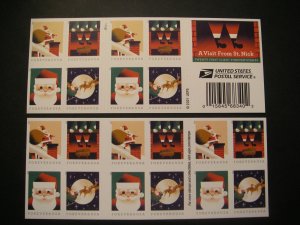 Scott 5647b, Forever A Visit from St. Nick,Pane of 20 #P1111, MNH Booklet Beauty