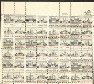 US #1779-82 Mint Sheet American Architecture 