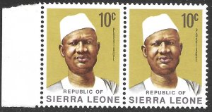 Sierra Leone #427 pair MNH 1972