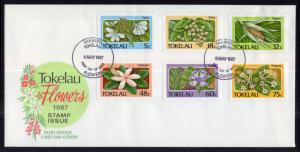 Tokelau 138-143 Flowers U/A FDC