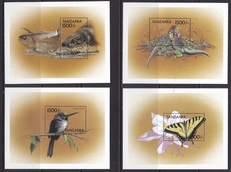 Tanzania, Fauna, Birds, Animals MNH / 1999