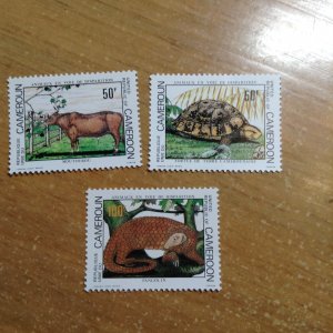 Cameroun  # 691-93  MNH