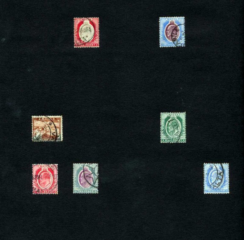 MALTA 1885/1949 Used mh+Few mnh(Apx 120+Items) (RAZ 553