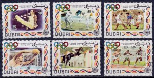 Dubai, 1972, Airmail, Olympic Games -Munich,, sc#156-58, C65-67, cto/used**