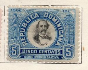 Dominican Republic 1902 Early Issue Fine Mint Hinged 5c. 121900