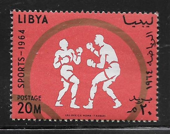 LIBYA, 260, MINT HINGED, SPORTS - 1964 BOXING