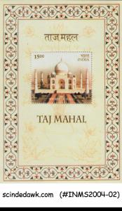 INDIA - 2004 THE TAJ MAHAL !! SEVEN WONDERS OF THE WORLD M/S MNH