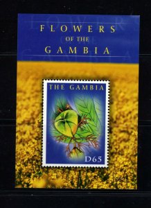 Gambia #3179 (2008 Flowers sheet) VFMNH CV $6.50