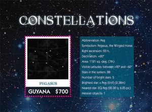 Guyana - 2013 - Constellations - Souvenir Sheet - MNH