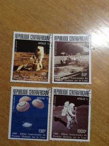 Central African Rep  # C340-43  Used