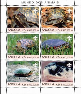 Angola MNH 2000 Turtles and World Scout Emblem