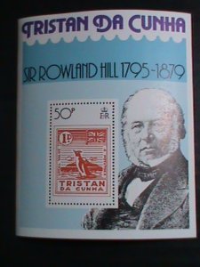 Tristan Da Cunha Stamp:  Anniversary of Sir Rowland Hill -mnh-S/S sheet-rare