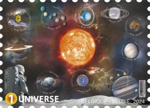 Belgium 2024 MNH Stamps Mini Sheet Scott 3055 Space Astronomy Planets