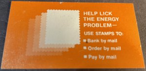 U.S.#  BK133-MINT/NEVER HINGED--COMPLETE BOOKLET/UNEXPLODED--1978