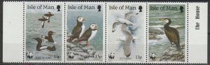 ISLE OF MAN 1989 WWF SG 420/23 MNH