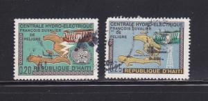 Haiti 637-638 Set U Maps