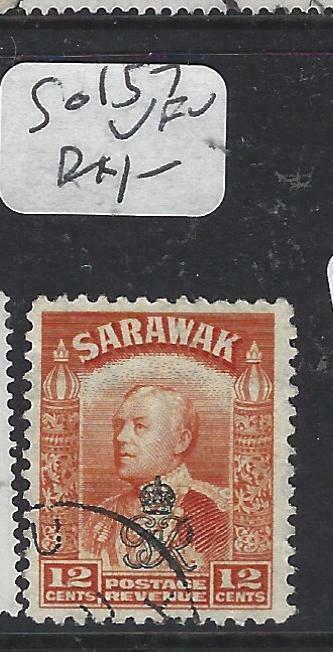 SARAWAK  (P2704B)  BROOKE  ROYAL CYPHER 12C  SG 157  VFU