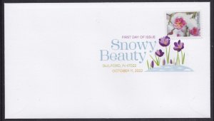 US 5733 Snowy Beauty Plum Blossom DCP FDC 2022