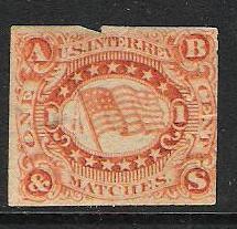 RO23a - Private Die - Match and Medicine Stamp