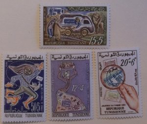 Tunisia B130-3 Full Set  MNH  Stamp on Stamp Topical Cat $3.15