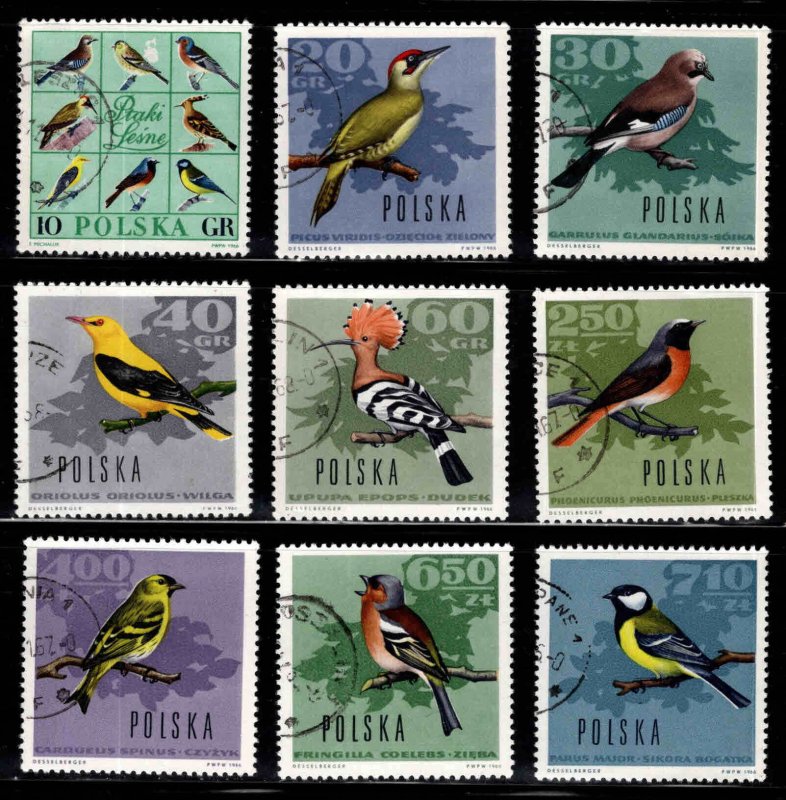 Poland Scott 1455-1460 Used CTO Bird set