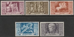 Italy 1937 Sc C95-9 air post set MNH**