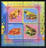 BENIN - 2003 - World Fauna #19, Frogs & Toads - Perf 4v Sheet -MNH-Private Issue