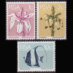 SOUTH AFRICA 1975 - Scott# 430a-3a Flora etc. Set of 3 NH