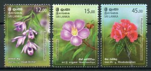 2019 Sri Lanka 2273-2275 Flowers