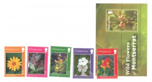 Montserrat #1247-1252 Mint (NH) Single (Complete Set) (Flora) (Flowers)