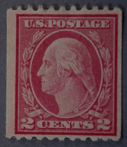 United States #488 2 Cent Washington Coil OG VF Gum