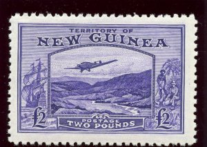 New Guinea 1935 KGV £2 bright violet superb MNH. SG 204. Sc C44.