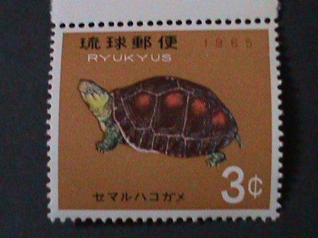 ​RYUKYU-1965-SC# 136-CHINESE BOX TURTLE-MNH-VERY FINE WE SHIP TO WORLDWIDE