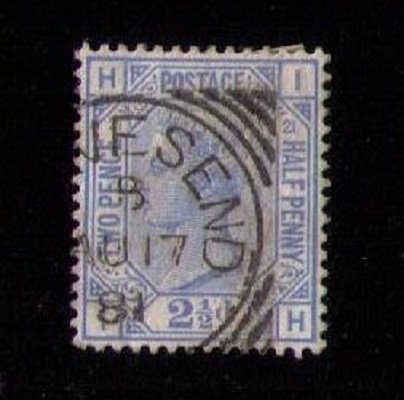 SG 157 Great Britain Townesend (PL 21) Used Very Fine / XF