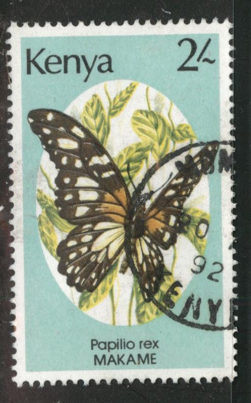 KENYA Scott 431 used Butterfly stamp 