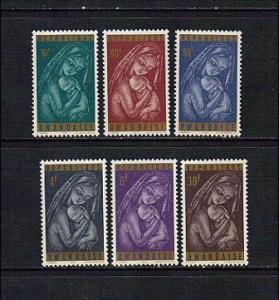 Rwanda Scott # 137-42 Christmas 1965  MNH